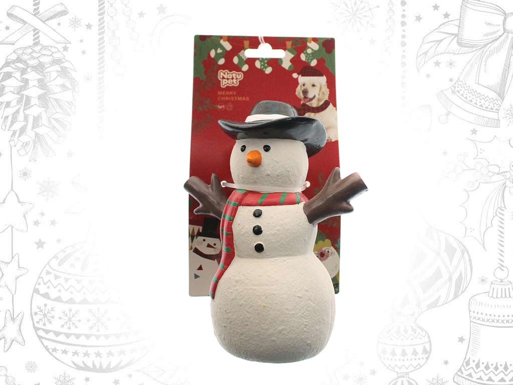 SNOWMAN LATEX DOG CHEW cod. 9319784