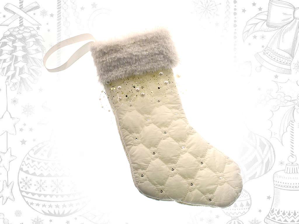 ORNEMENT CHAUSSETTE BLANCHE cod. 9319832