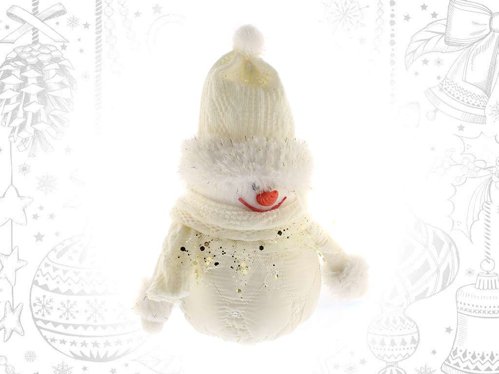 DECORAZIONE PUPAZZO NEVE BIANCO cod. 9319844