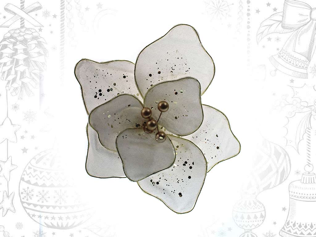 FLOR BLANCA C/CLIP cod. 9319850