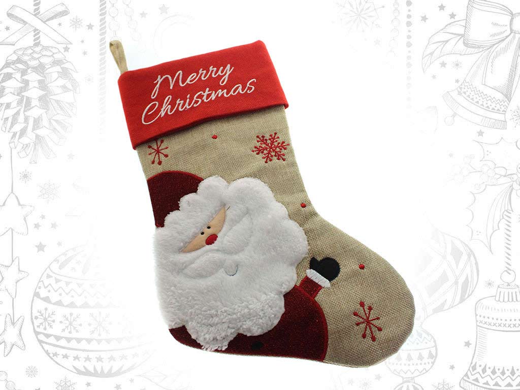 CALCETIN PAPA NOEL ROJO cod. 9319875