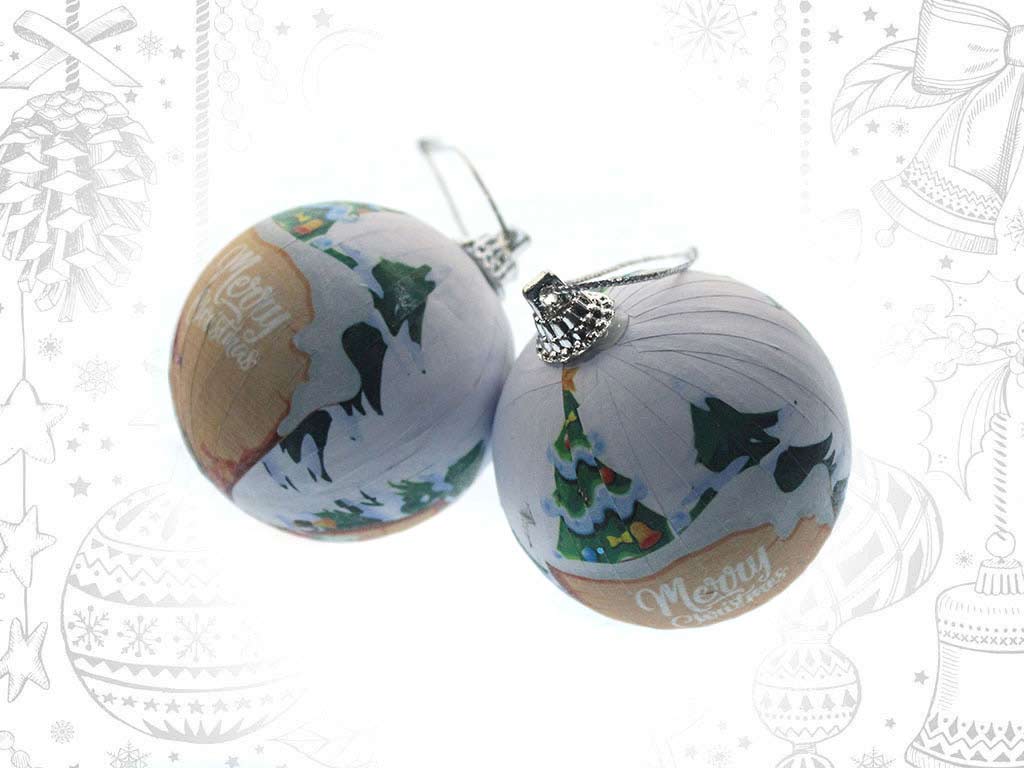 2 SET CHRISTMAS TREE BAUBLES cod. 9319928