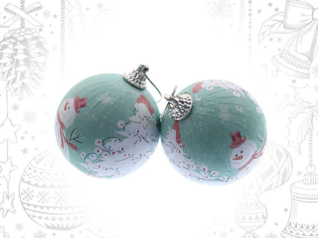 2 SET CHRISTMAS TREE BAUBLES cod. 9319937