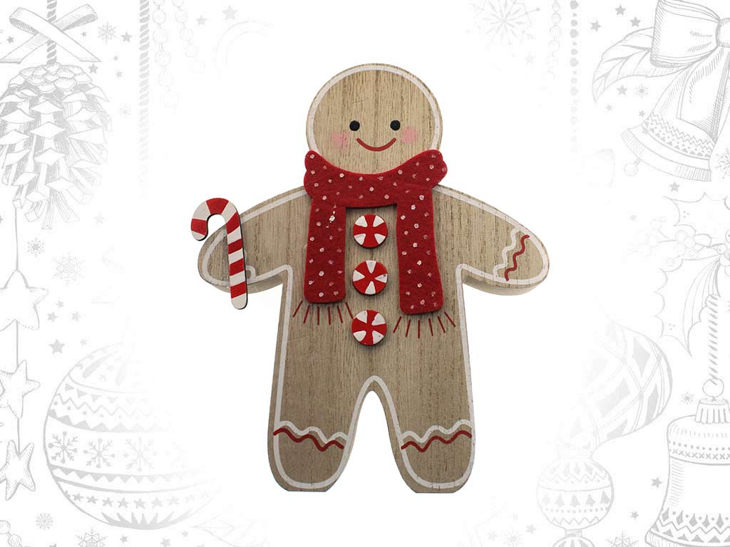 WOODEN COOKIE FIGURE -M- cod. 9319988