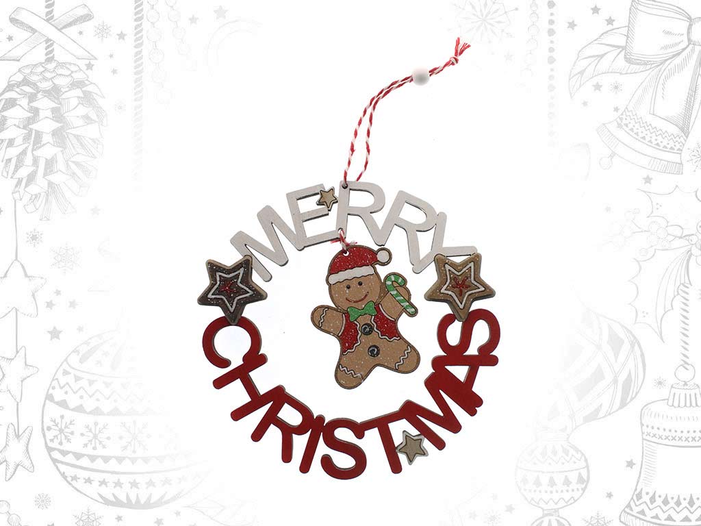 MERRY CHRISTMAS COOKIES ORNAMENT cod. 9320029