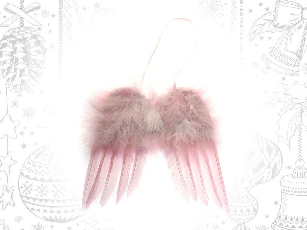 PINK WINGS ORNAMENT cod. 9320135