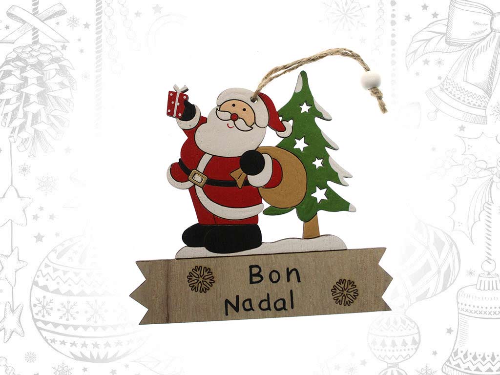 COLGANTE PAPA NOEL BON NADAL cod. 9320302