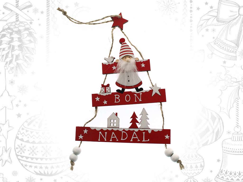 COLGANTE SANTA BON NADAL ARBOL cod. 9320381