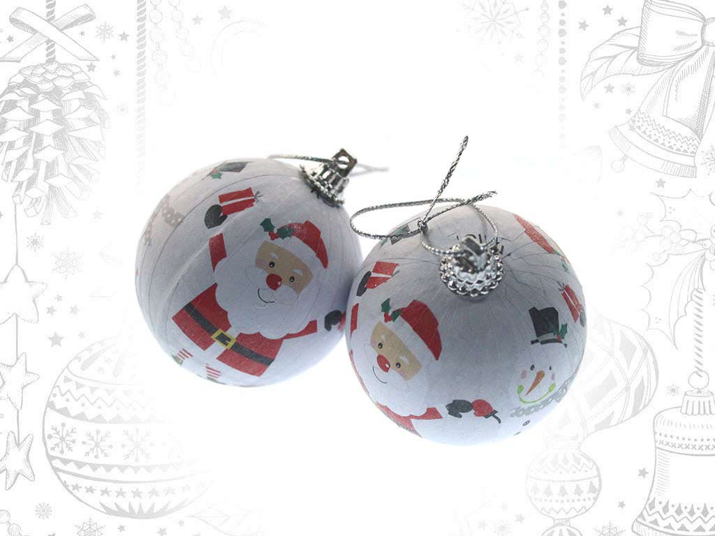 SET 2 BOLAS ARBOL NAVIDAD cod. 9320620