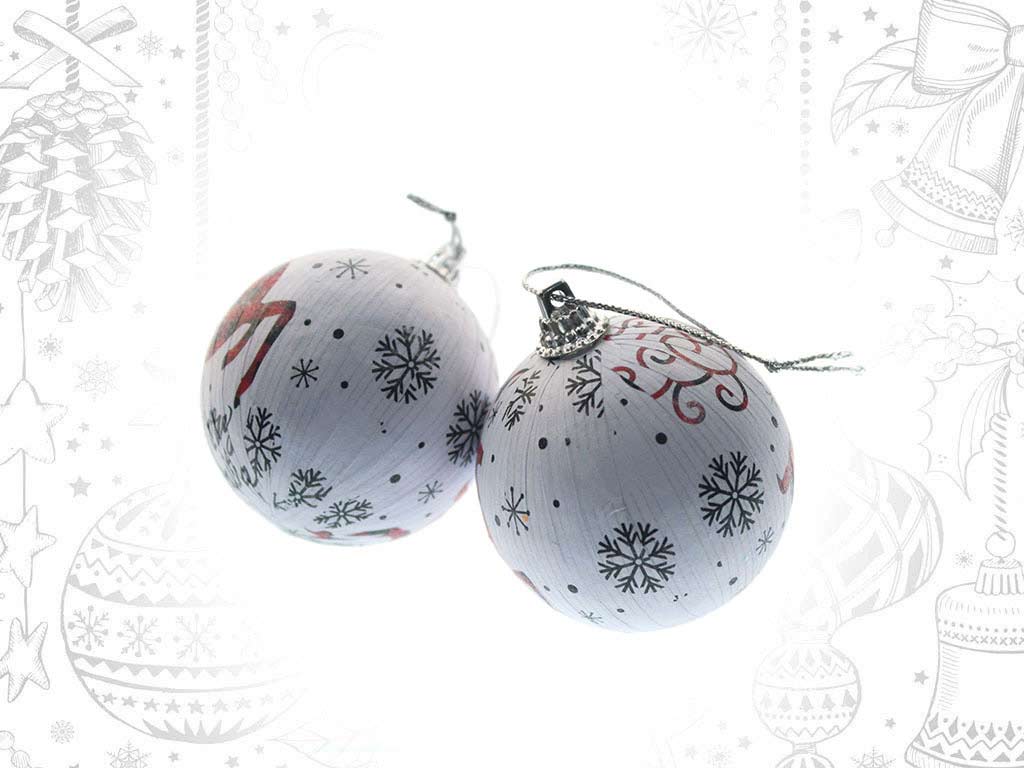 SET 2 PALLINE ALBERO NATALE cod. 9320623