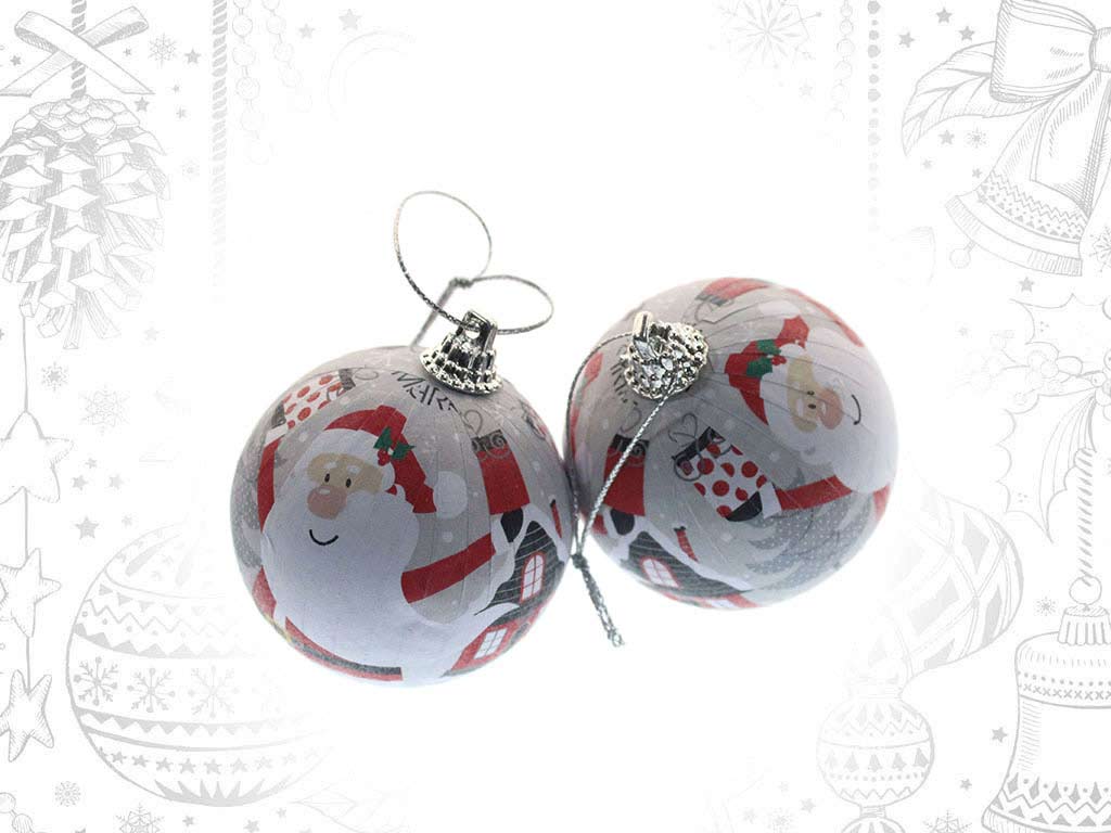 SET 2 PALLINE ALBERO NATALE cod. 9320648