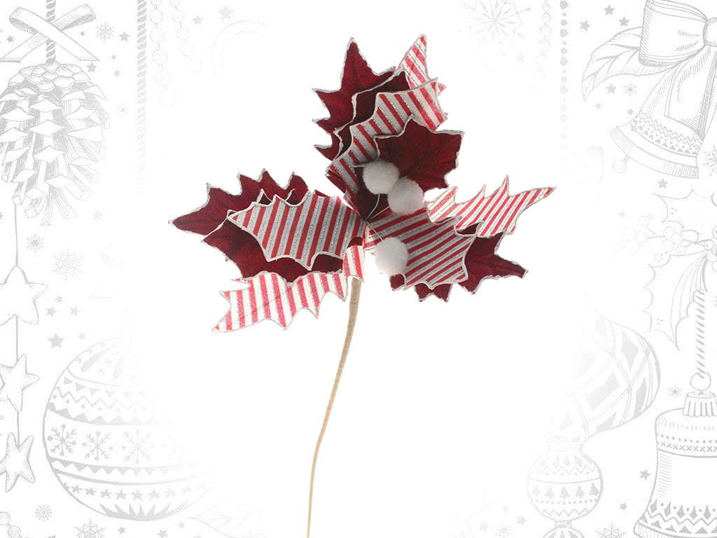 RED/WHITE FLOWER STICK cod. 9320728