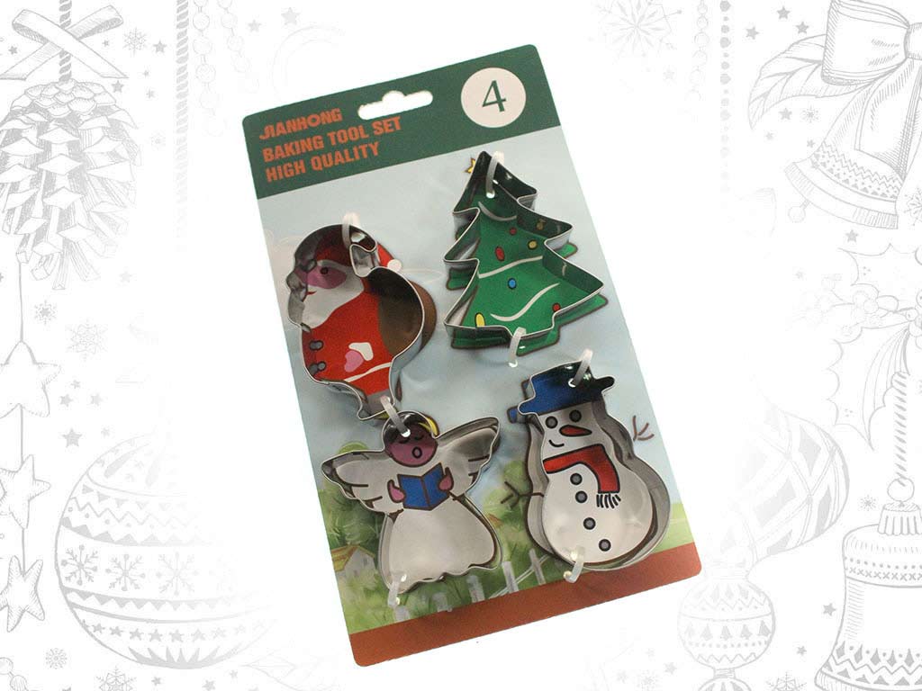 SET 4 CORTADORES NAVIDAD cod. 9320832