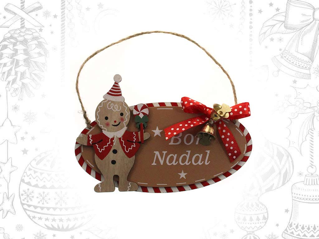 BON NADAL RED COOKIE ORNEMENT cod. 9320986