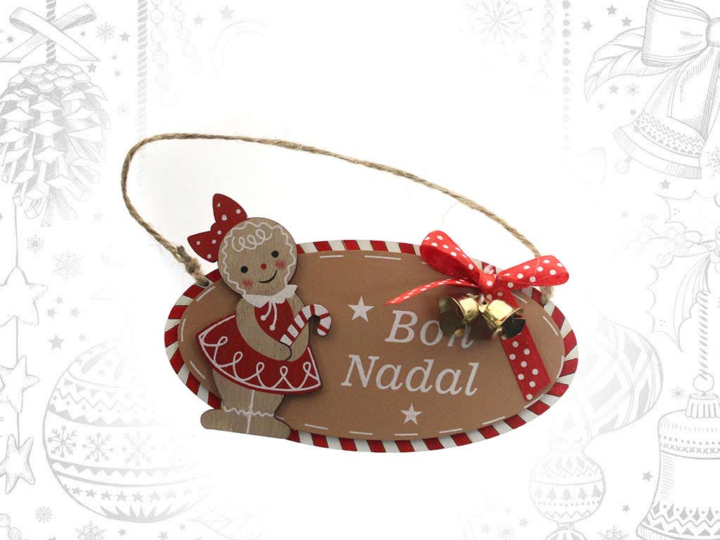 BON NADAL RED COOKIE ORNEMENT cod. 9320987