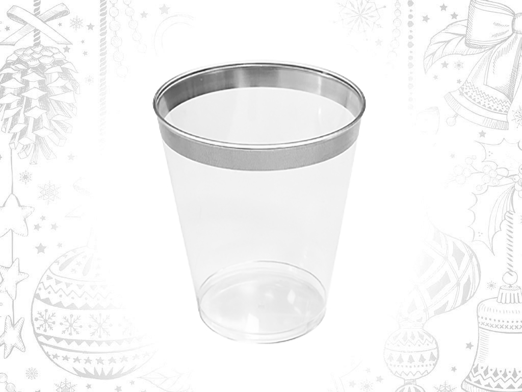 SET 6 COPAS DE VINO PLATA cod. 9321162