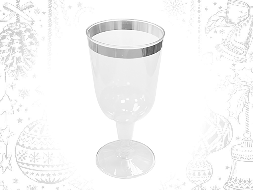 6 SET SILVER WINE GLASSES cod. 9321163