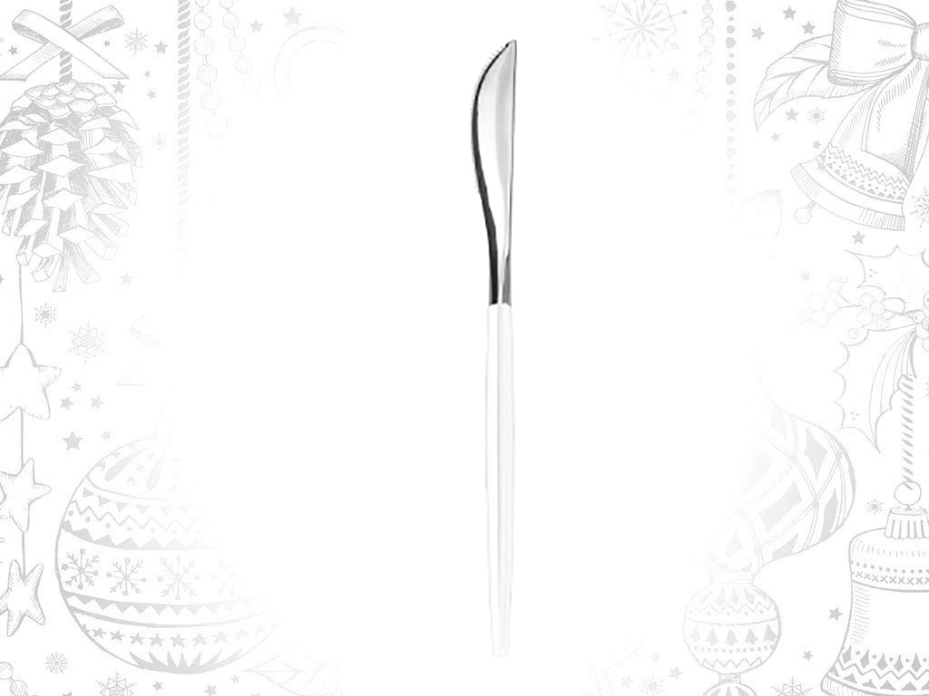 PACK 6 CUCHILLOS BLANCO/PLATEADO cod. 9321250