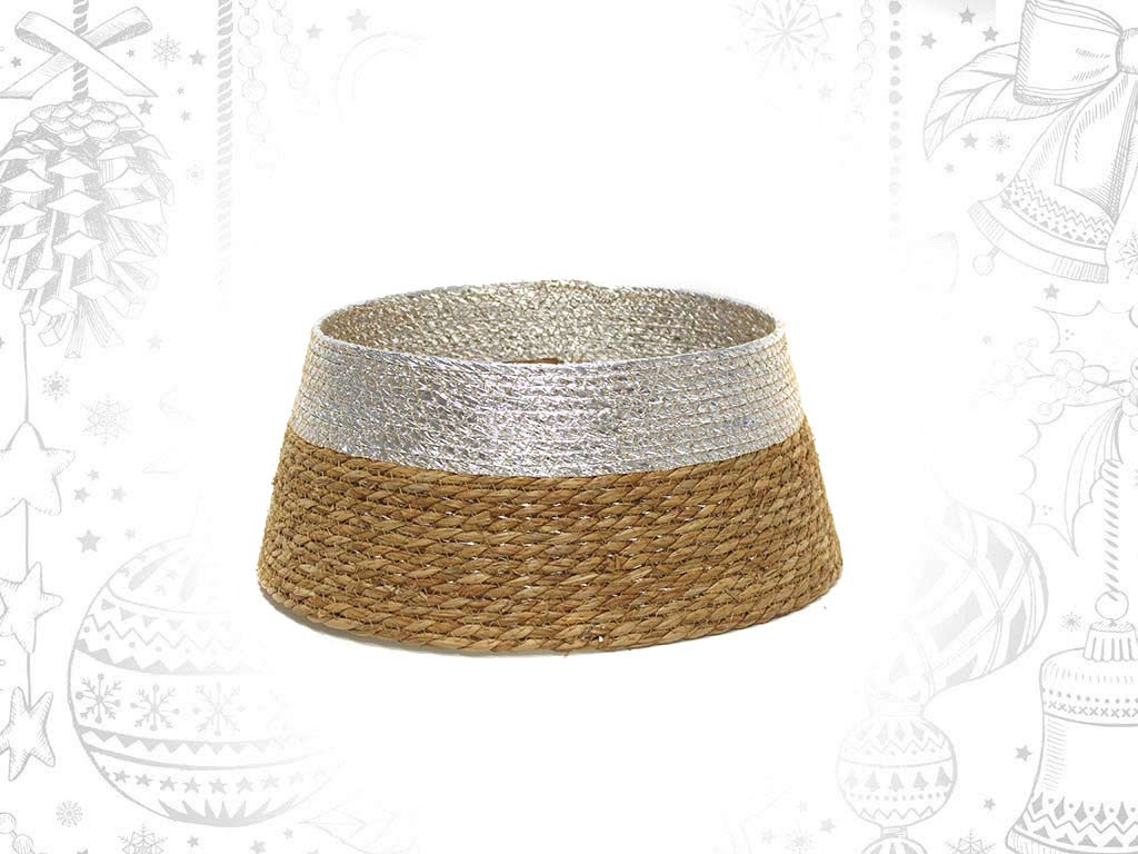 BASE ARVORE DE NATAL VIME PRATEADA cod. 9321394
