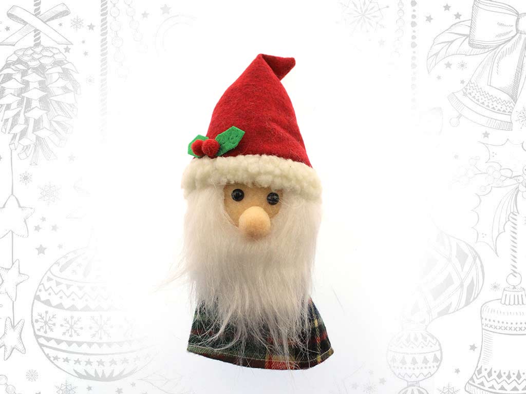 COLGANTE PAPA NOEL VICHY VERDE cod. 9321495