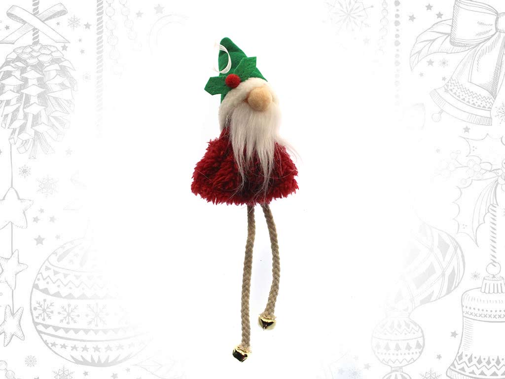 PINGENTE PAPAI NOEL VERMELHO GUISOS cod. 9321522