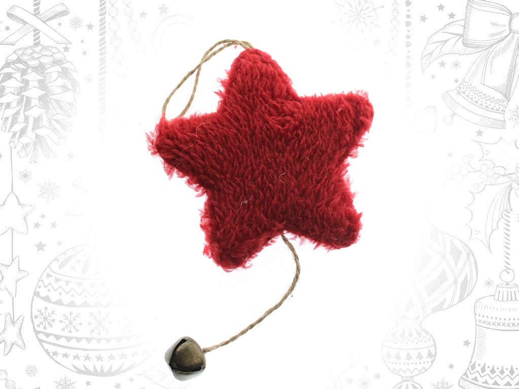 PINGENTE ESTRELA GUISO VERMELHO cod. 9321526