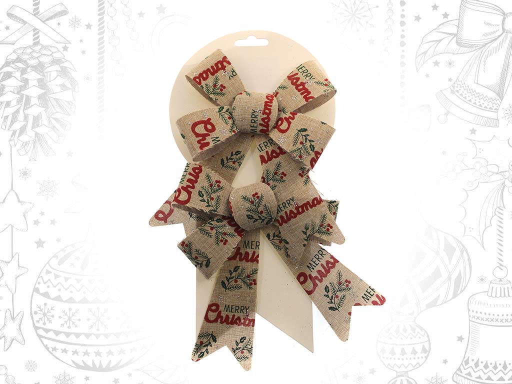 PACK 2 LAZOS MERRY CHRISTMAS MED. cod. 9321609