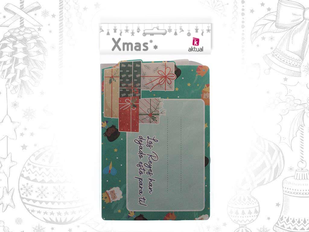 PACK 4 ADESIVOS CARTA TRES REIS MAGOS cod. 9321716