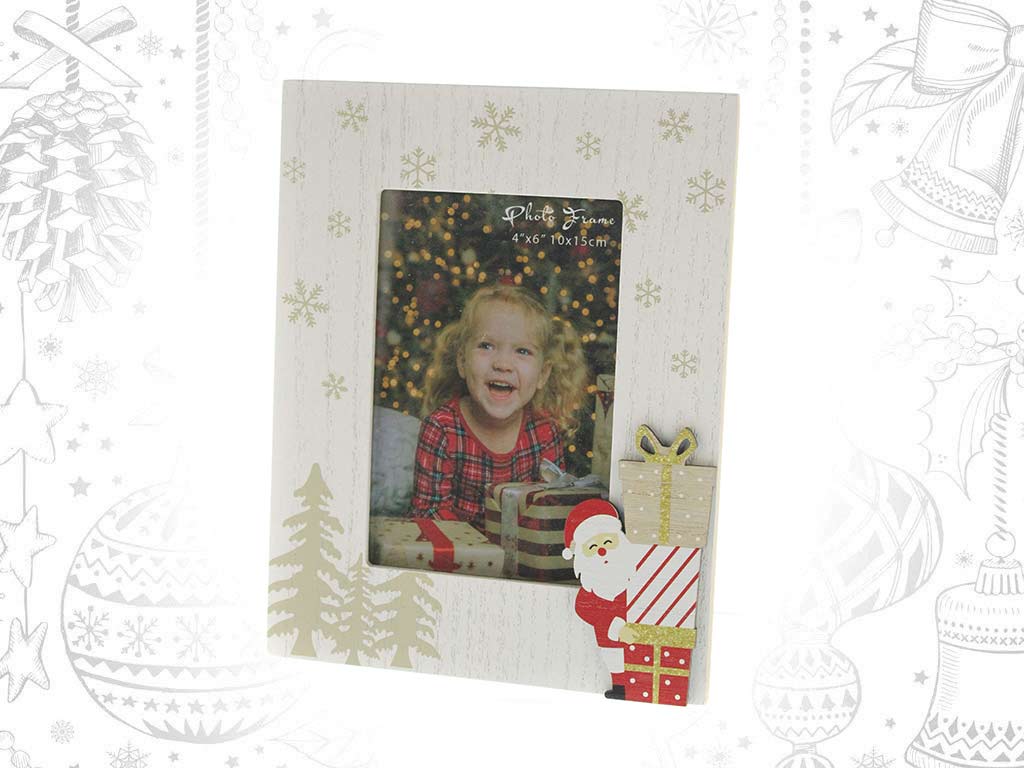 PORTA-FOTO 10X15 MDF PAPAIZINHO NOEL PRE cod. 9321839