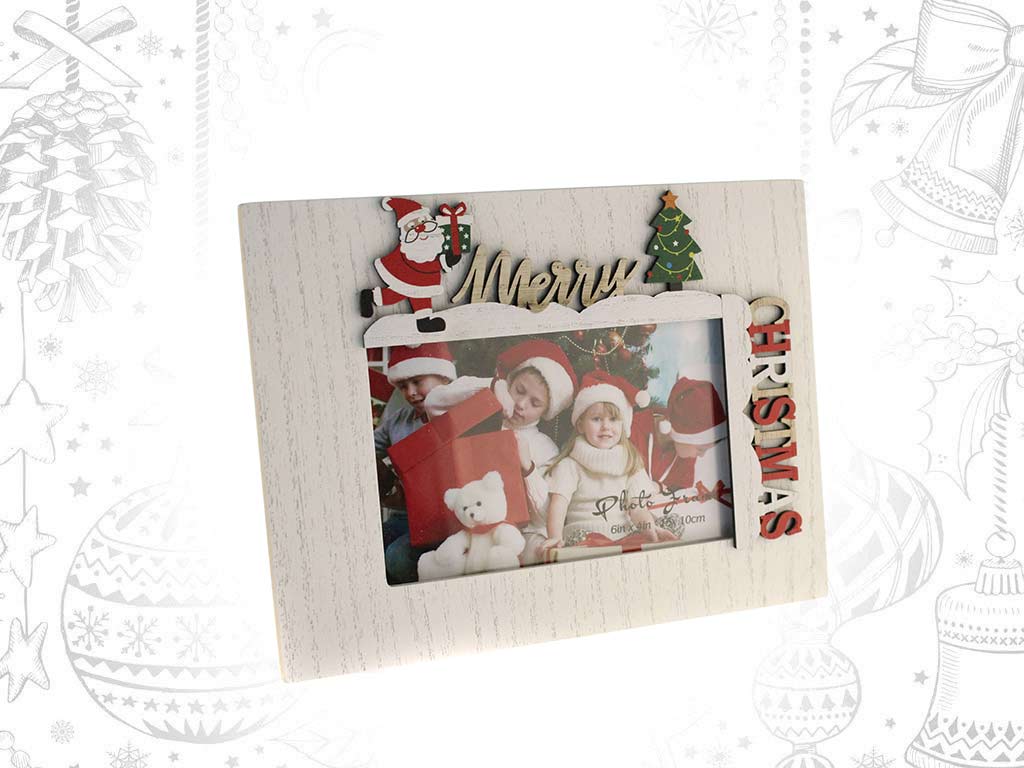 PORTA-FOTO 10X15 MDF NATAL MERRY cod. 9321840