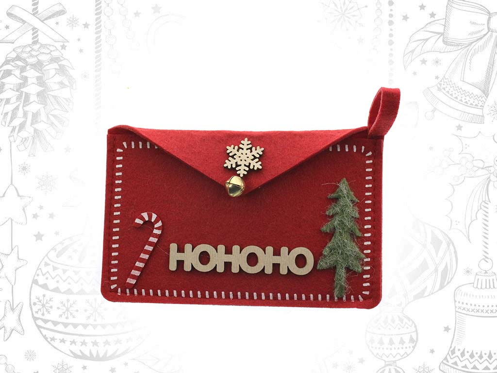 SOBRE NAVIDAD HOHOHO ROJO cod. 9321873