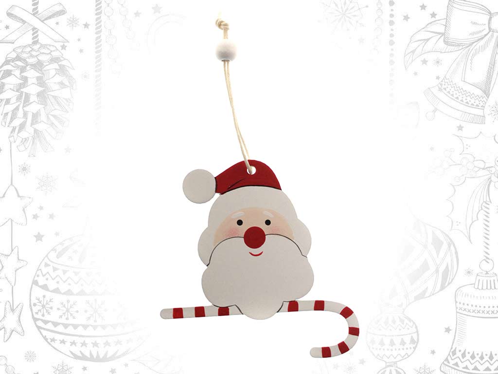 COLGANTE PAPA NOEL CARAMELO cod. 9321895