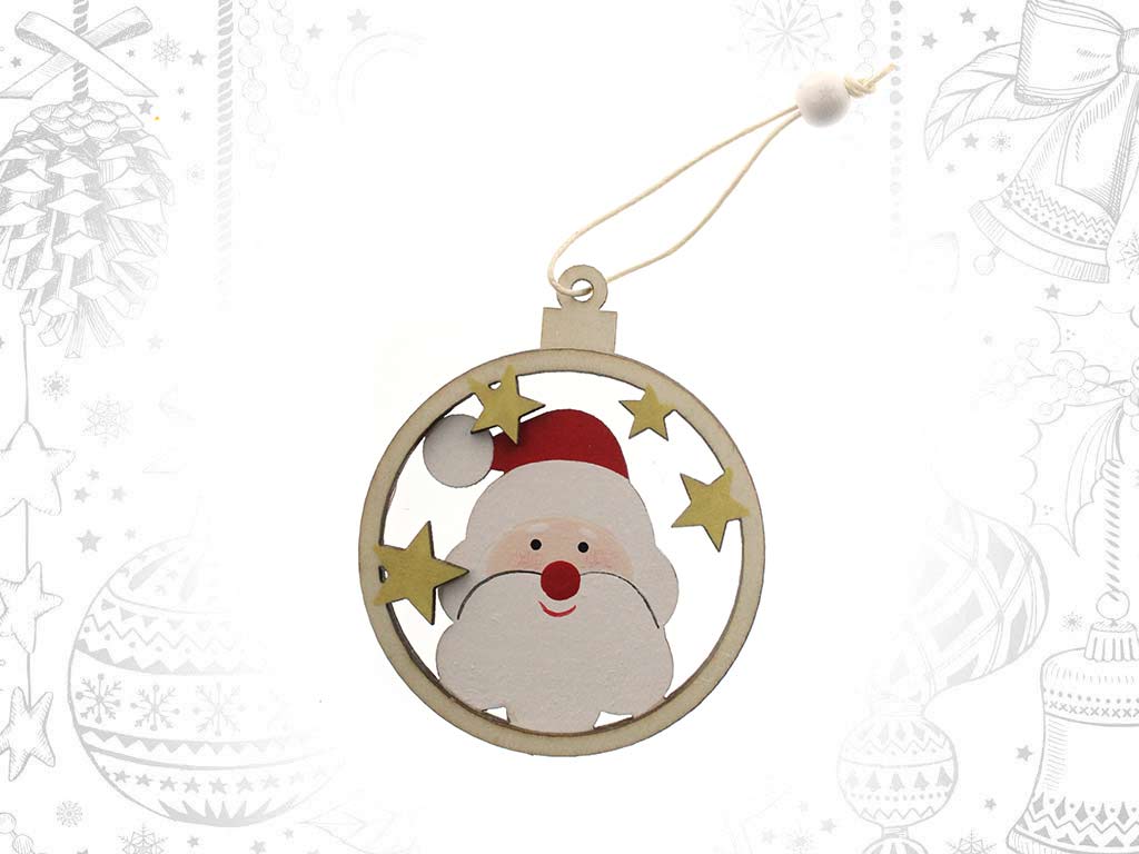 COLGANTE BOLA PAPA NOEL cod. 9321896