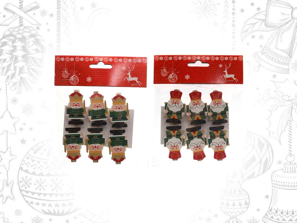 SET 6 PINÇAS REIS cod. 9321944
