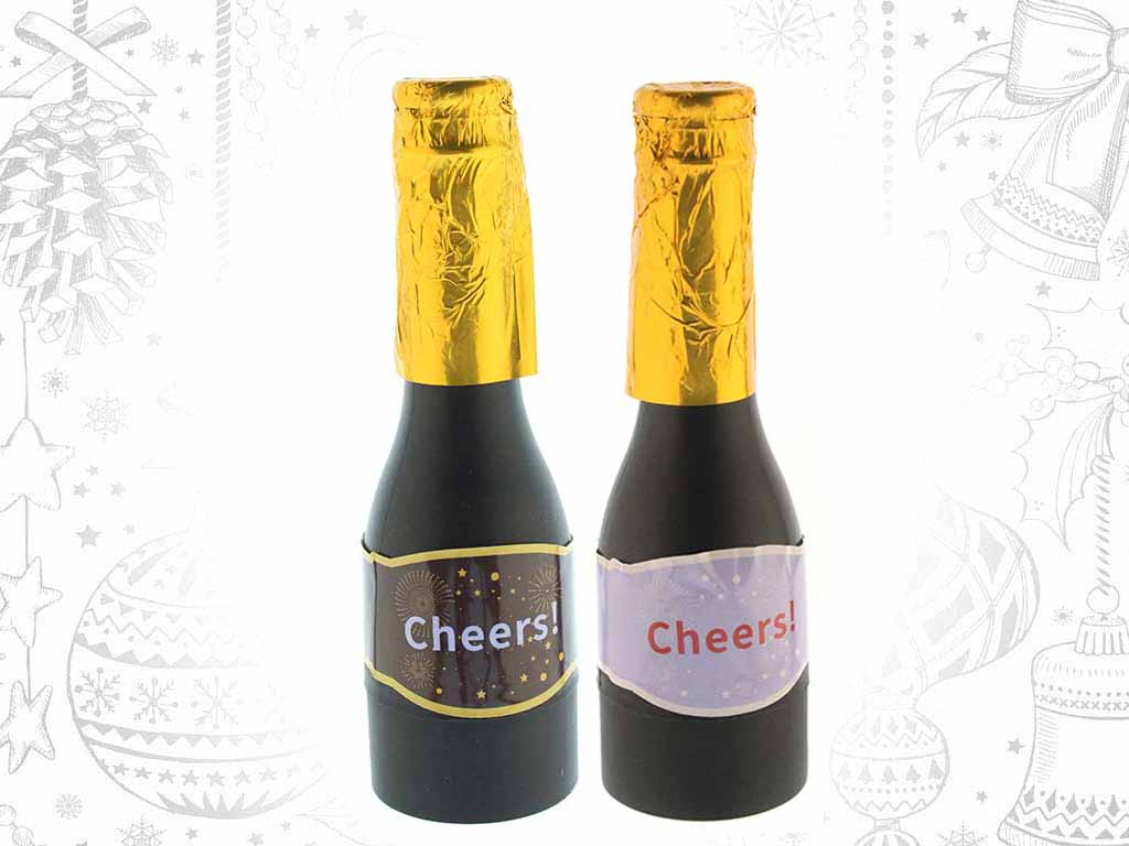 CHAMPAGNE BOTTLE CONFETTI POPPER S cod. 9321980