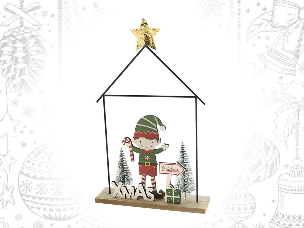 CASA METAL ELFO XMAS cod. 9322087