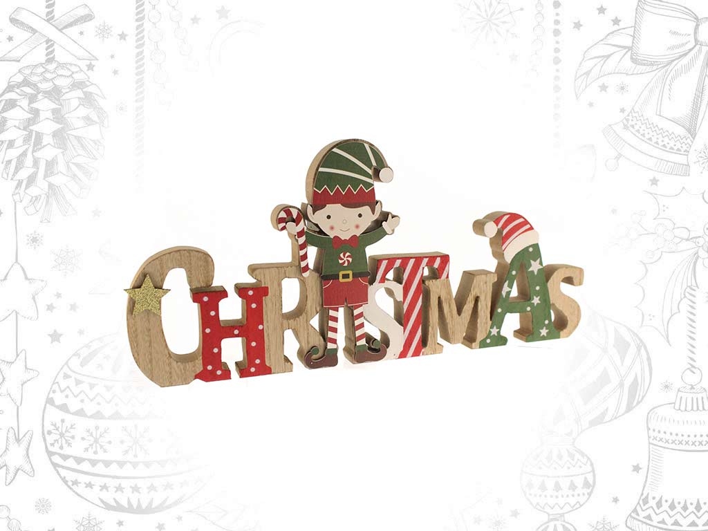 ELFO MADERA CHRISTMAS cod. 9322096