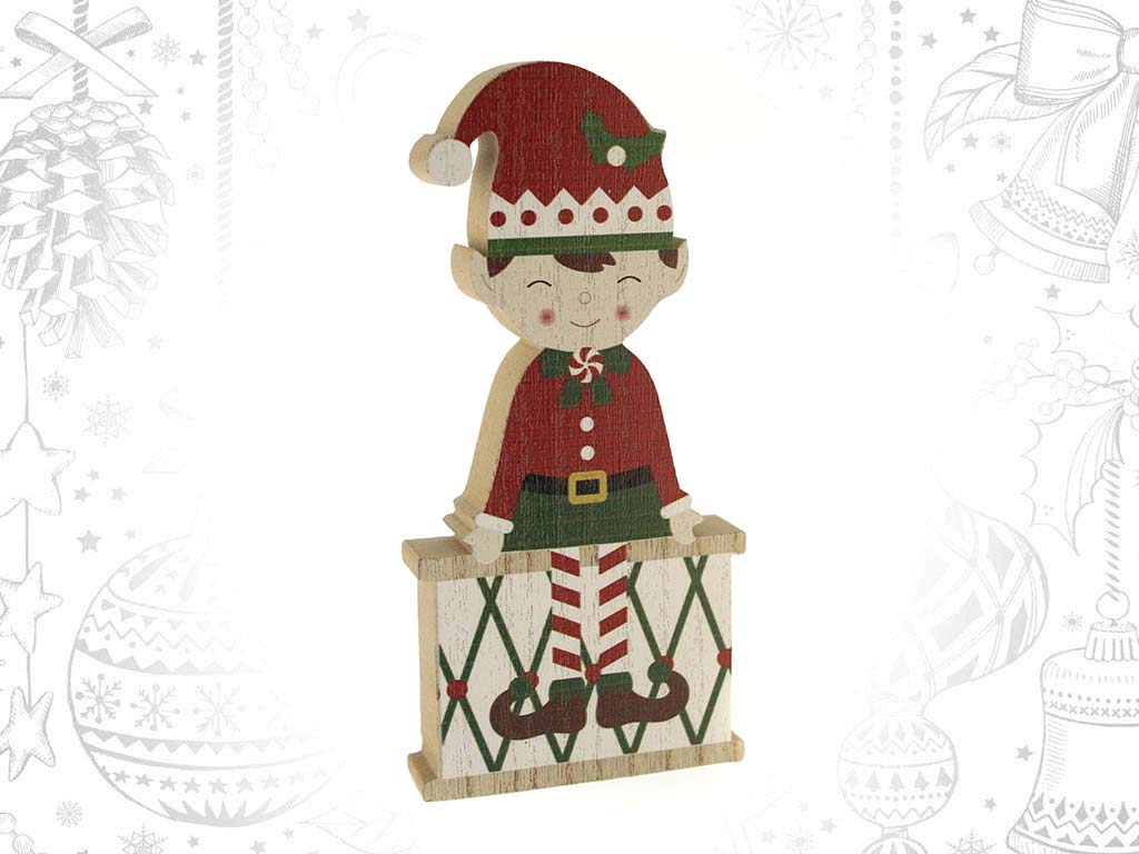 ELFO MADERA ROJO TAMBOR cod. 9322098