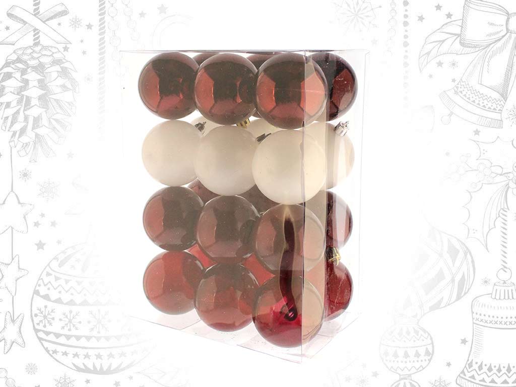 PACK 24 BOLAS VERMELHAS cod. 9322197