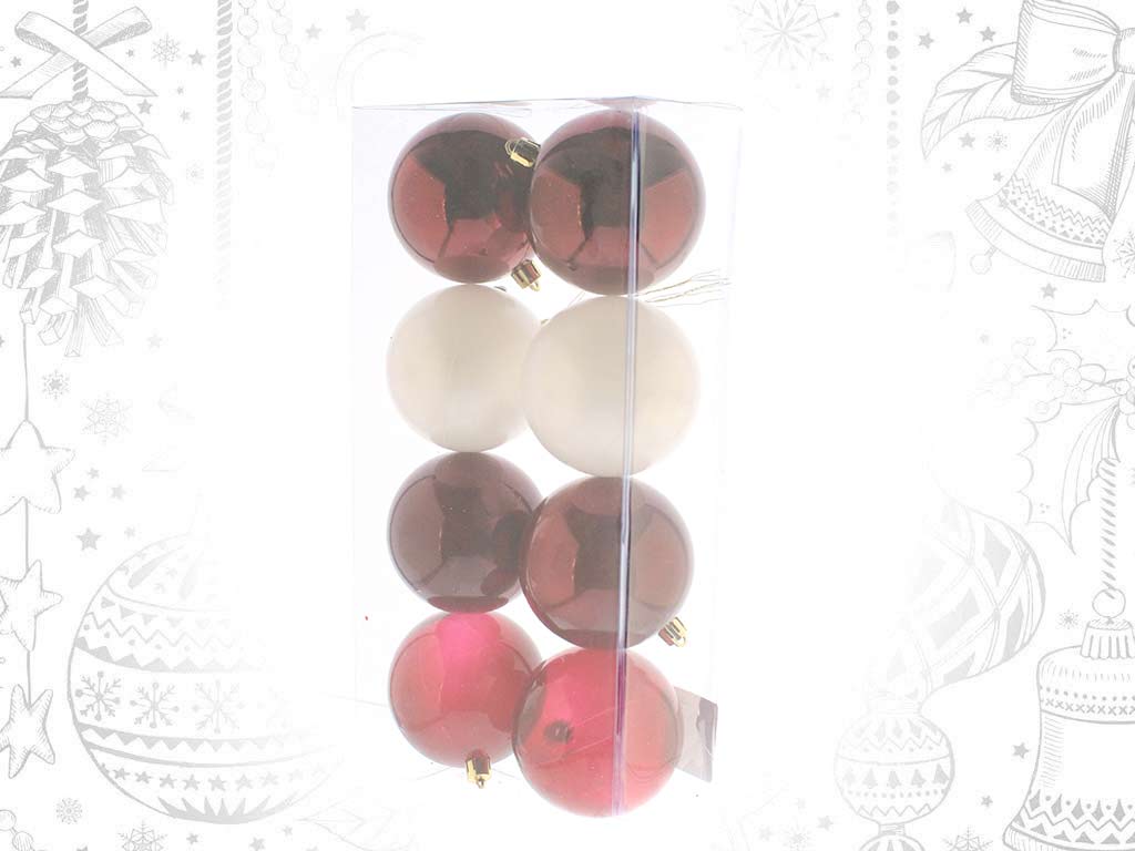 PACK 8 BOLAS VERMELHAS cod. 9322199