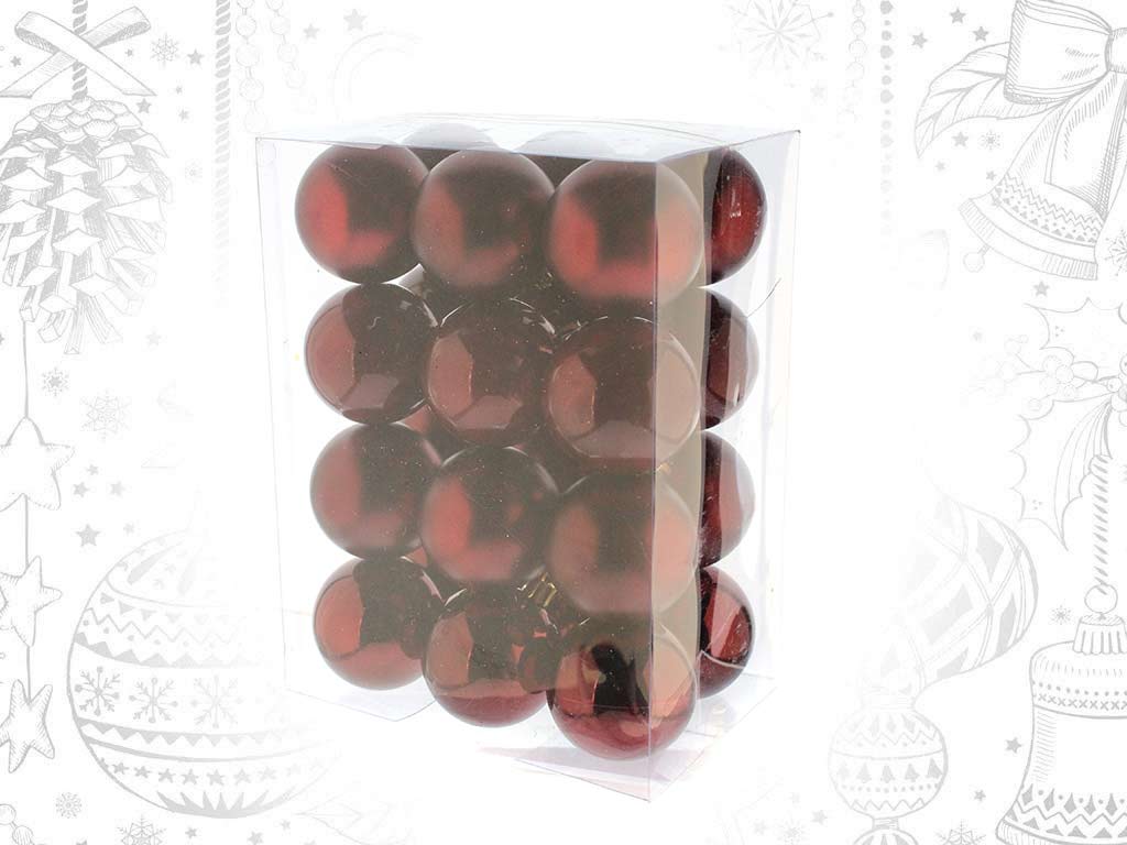 PACK 24 BOLAS VERMELHAS cod. 9322201