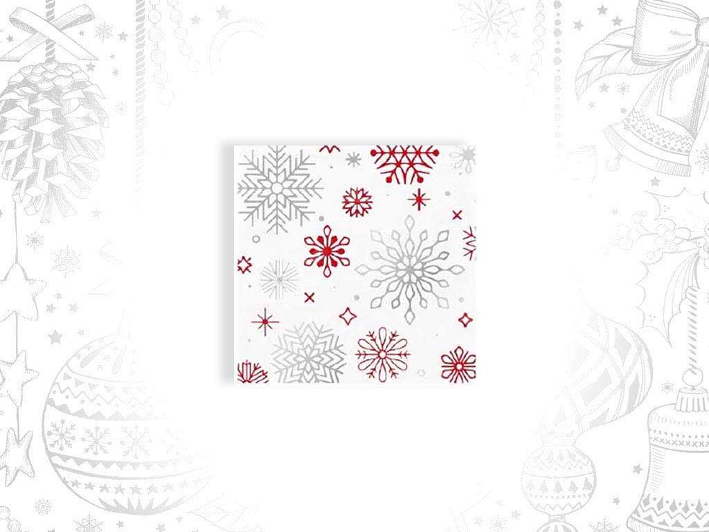 20-PACK SERVILLETAS ROJAS MERRY CHRISTM cod. 9322214