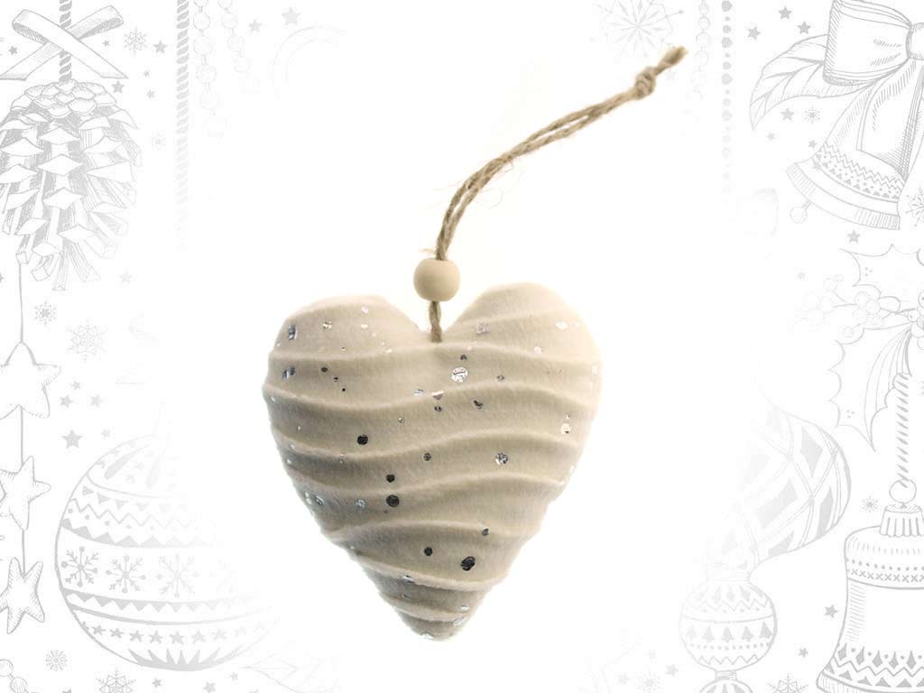 COLGANTE CORAZON BLANCO cod. 9322287