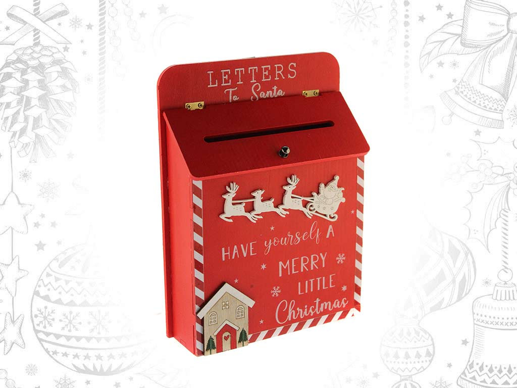 BUZON LETTERS TO SANTA ROJO PEQ. cod. 9322298