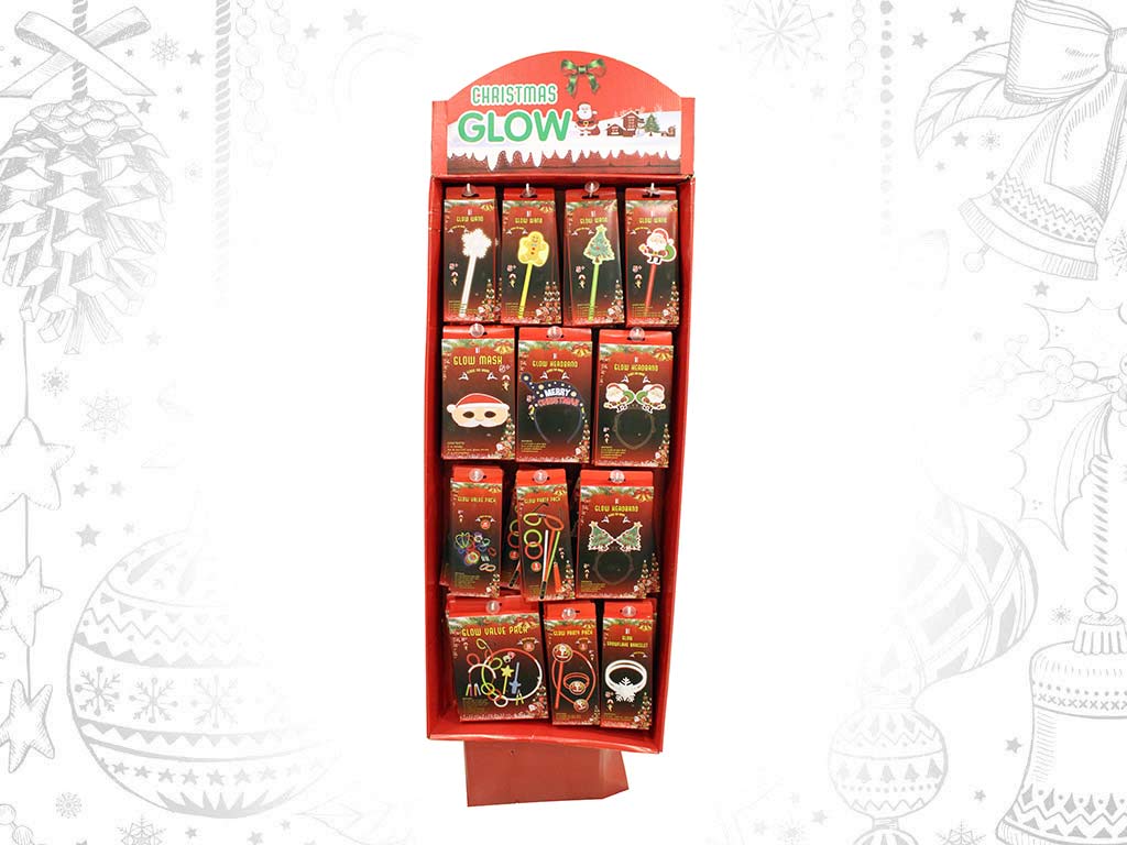EXPOSITOR BRILLA EN LA OSCURIDAD 174 PCS cod. 9322313
