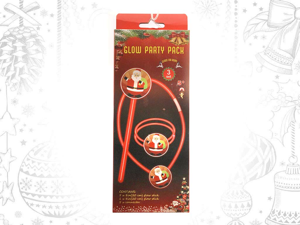 PACK FIESTA 3 PZAS. BRILLA EN LA OSCURID cod. 9322325