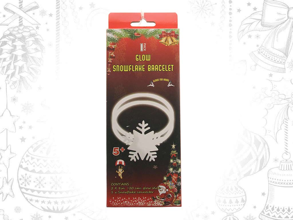 BRAZALETE COPO NIEVE BRILLA EN LA OSCURI cod. 9322326