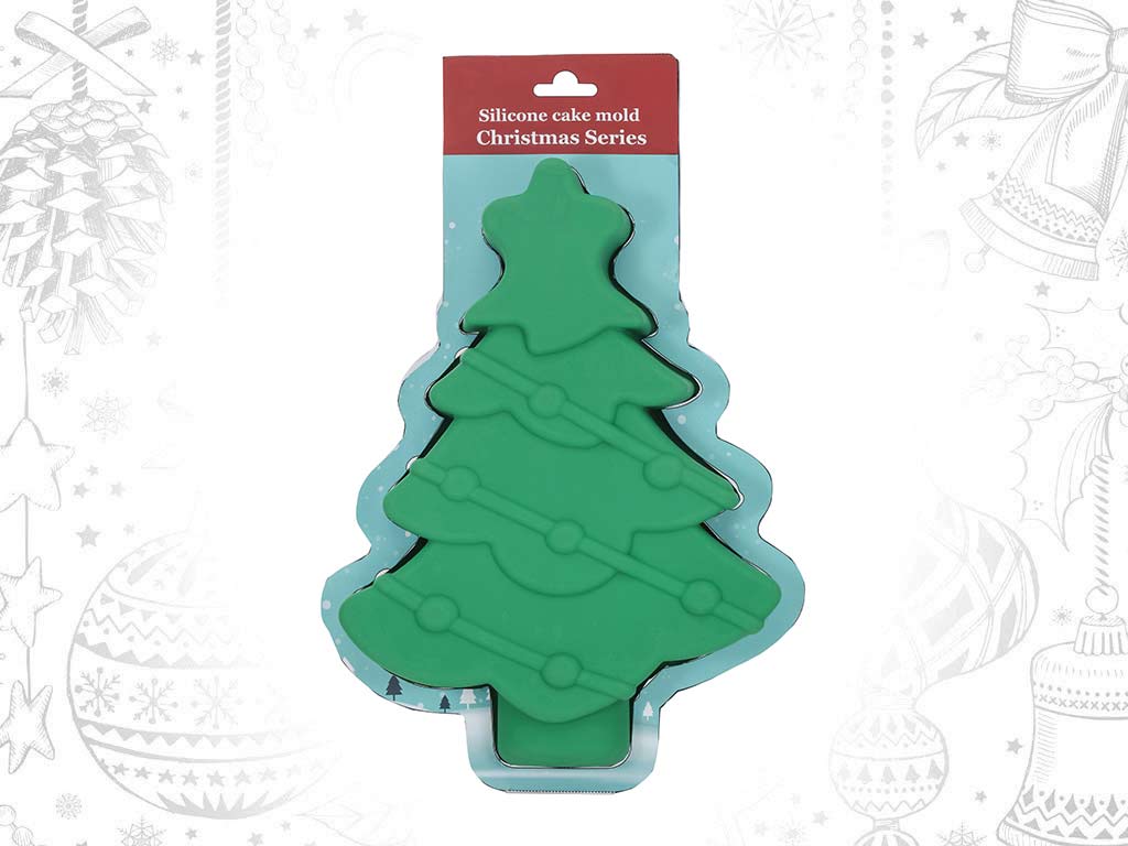 MOLDE SILICONE ARVORE NATAL cod. 9322364