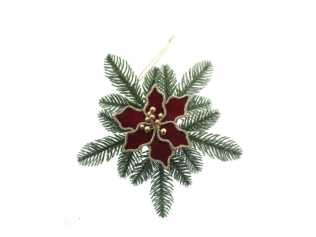 GRANATO A FIOCCHI DI PINO A PENDERE PICC cod. 9323027