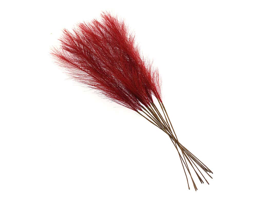 POMO VARAS PLUMAS ROJAS cod. 9323031